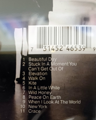 U2 all that you cant leave behind rel12