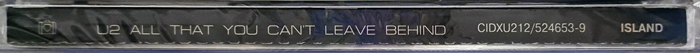 U2 all that you cant leave behind rel12
