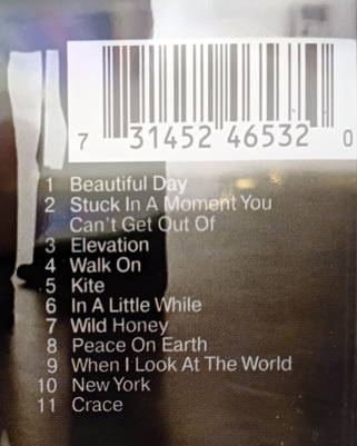 U2 all that you cant leave behind rel12