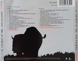 U2 The Best Of 1990-2000 & B-Sides