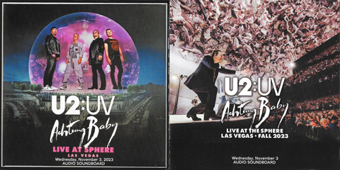 U2 live at the sphere las vegas fall 2023